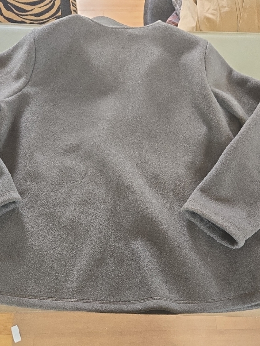 32 Degrees Gray Lightweight Fleece Jacket - Picture 8 of 12